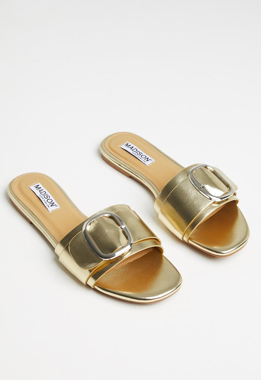 Madison® - Caylee big buckle slide - gold