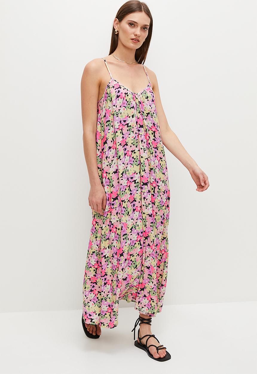 Superbalist - Midi trapeze dress - mono daisy