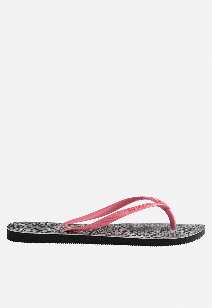 Havaianas - Kids slim leopard - black