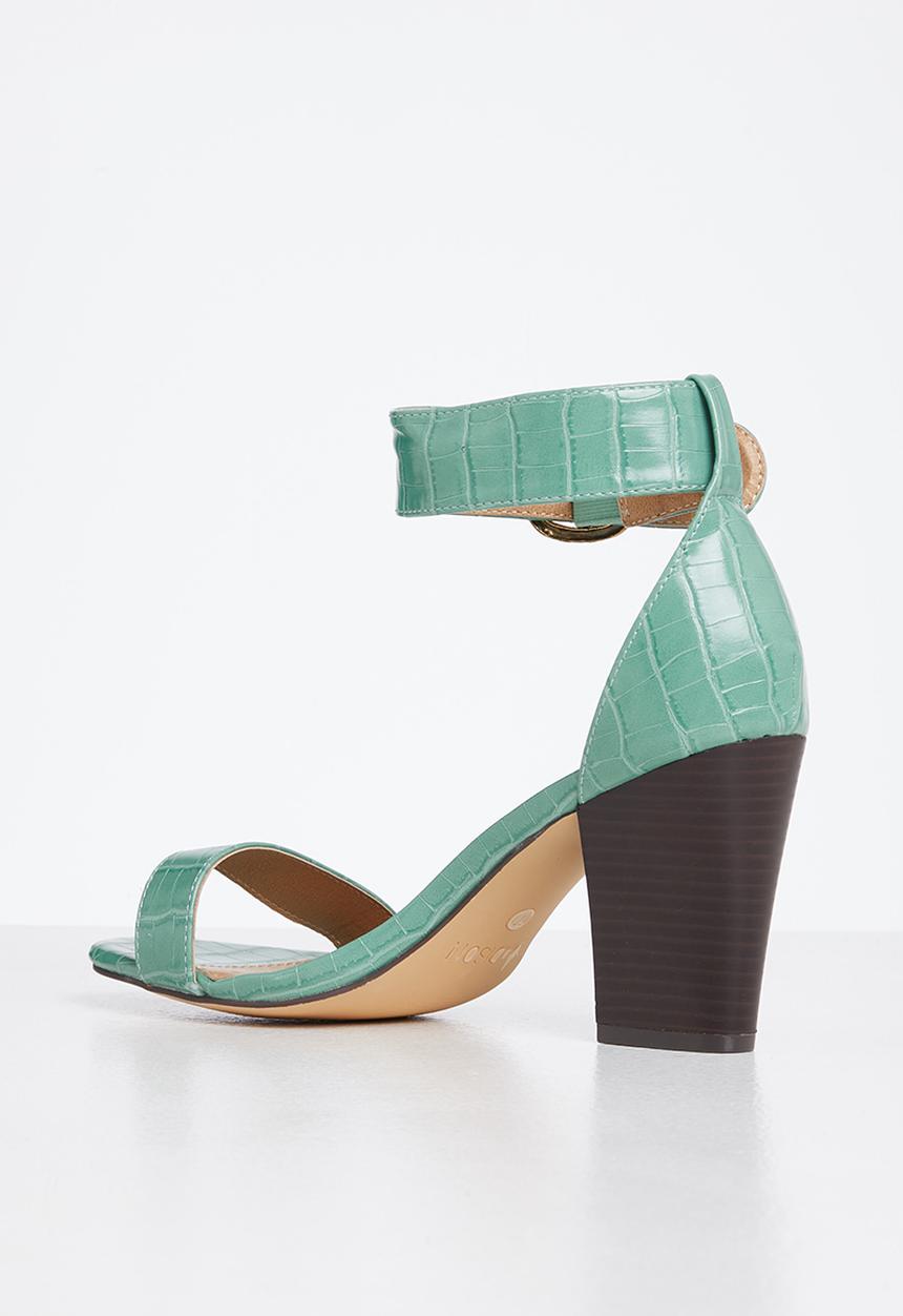 Madison® - Allan buckle tie block heel - sage