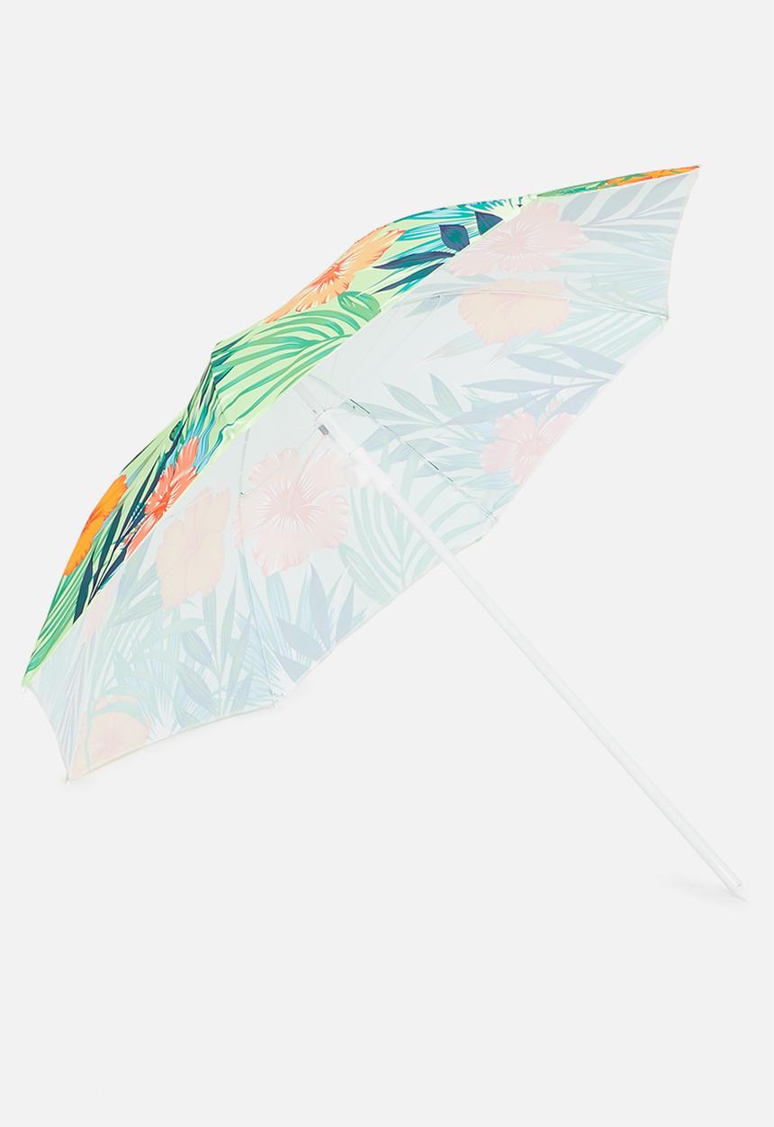H&S - Leafy umbrella - pink & blue
