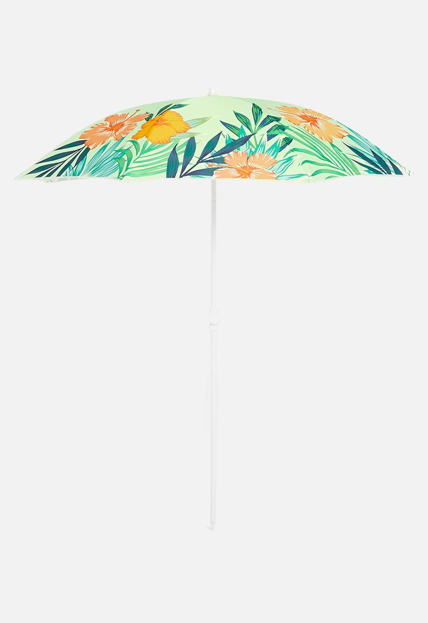 H&S - Leafy umbrella - pink & blue