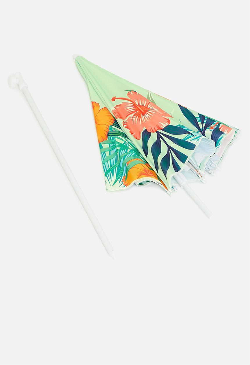 H&S - Leafy umbrella - pink & blue