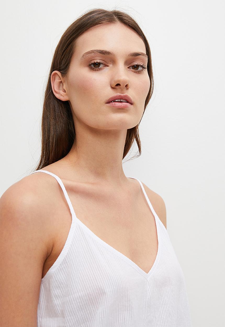 Superbalist - Sleep cami & shorts set -  white