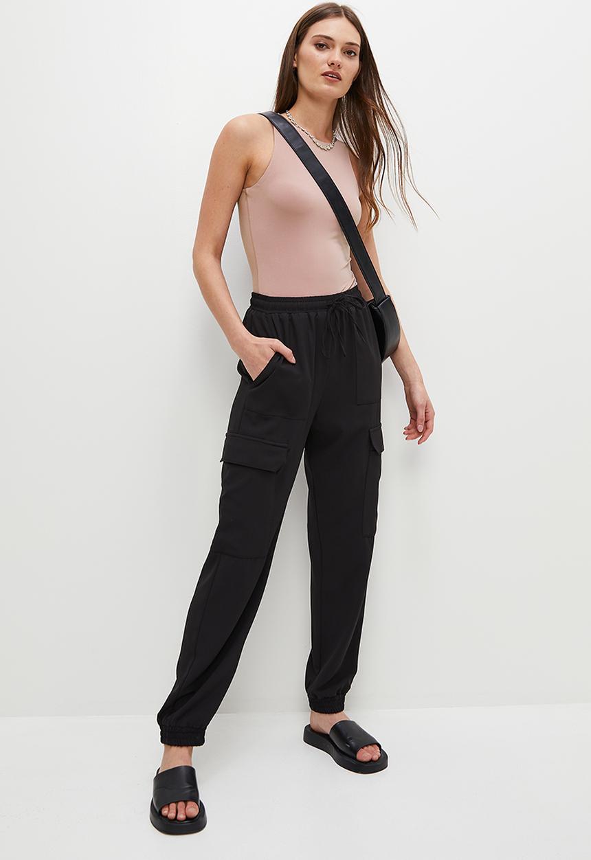 Superbalist - 2 pack crew neck cutaway bodysuit - mocha & stone