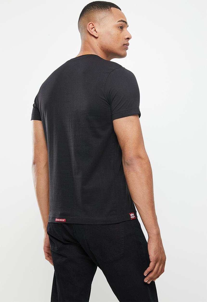 Alpha Industries - Aero graphic print applique - black
