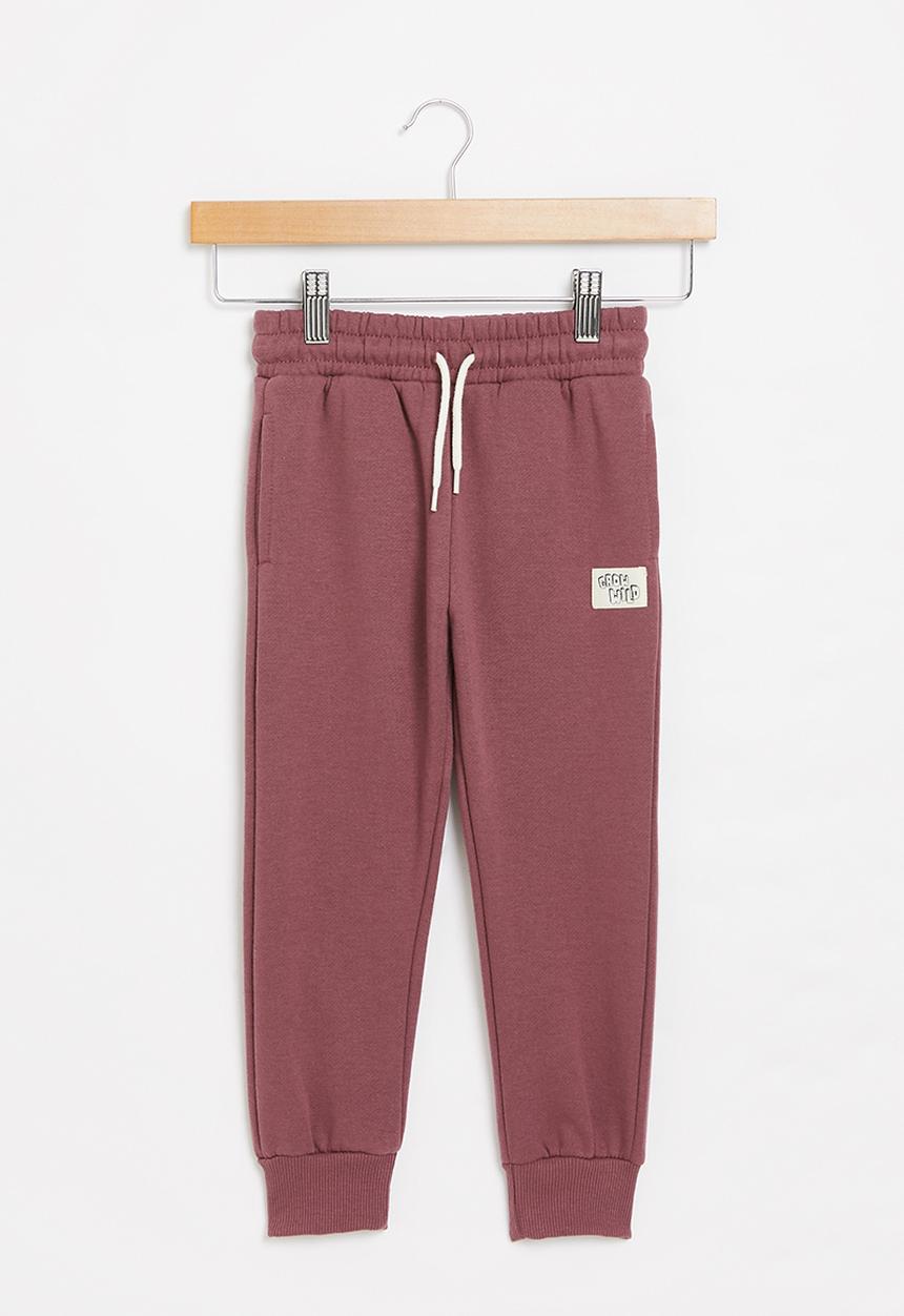 Cotton On - Marlo trackpant - vintage berry