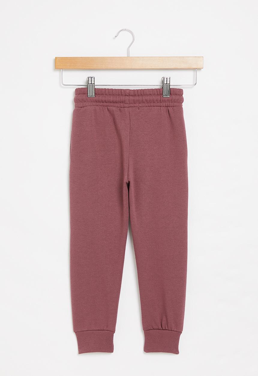 Cotton On - Marlo trackpant - vintage berry