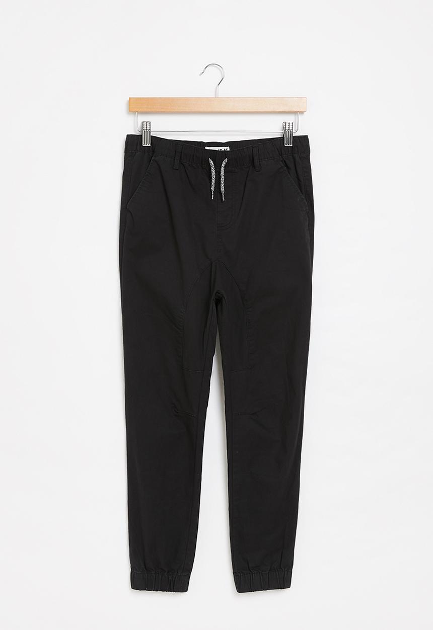 Cotton On - Larry cuffed pant - vintage black