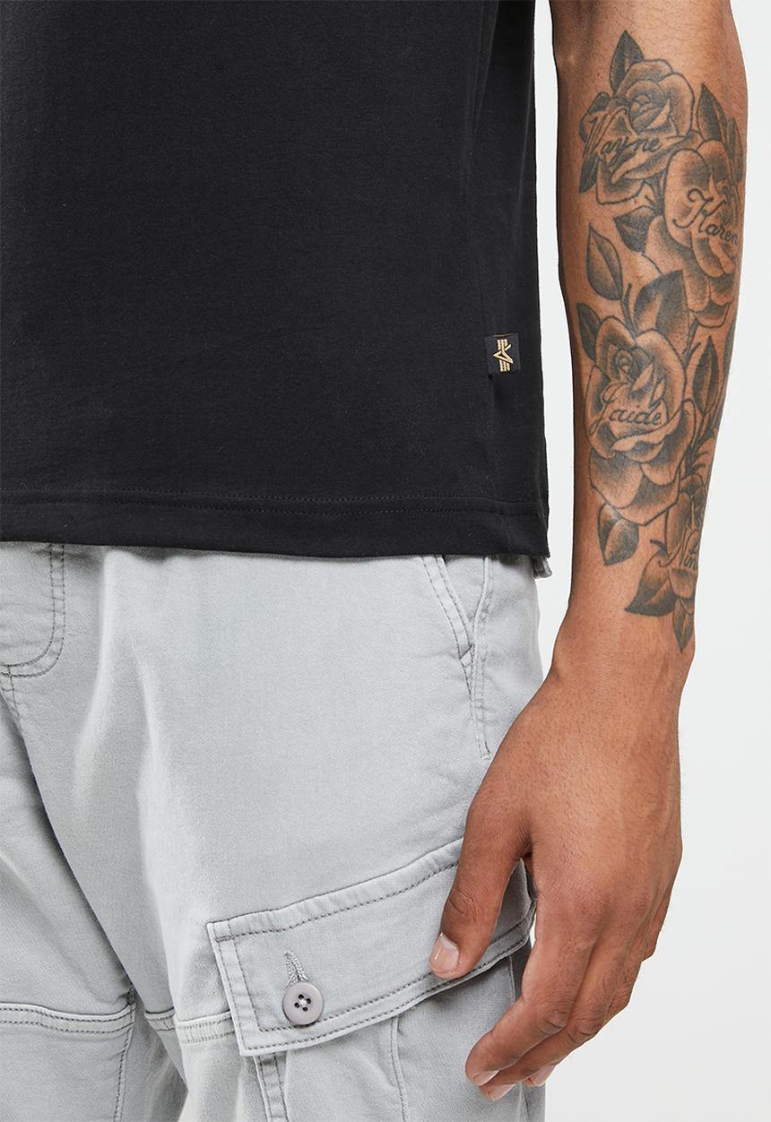 Alpha Industries - Flying "a' embroid-applique - black