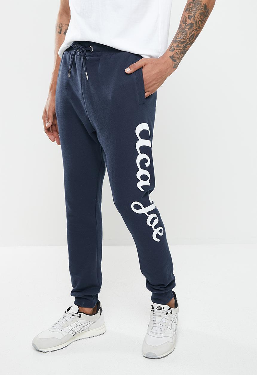 Aca Joe - Aca joe big logo 1 col jogger - navy