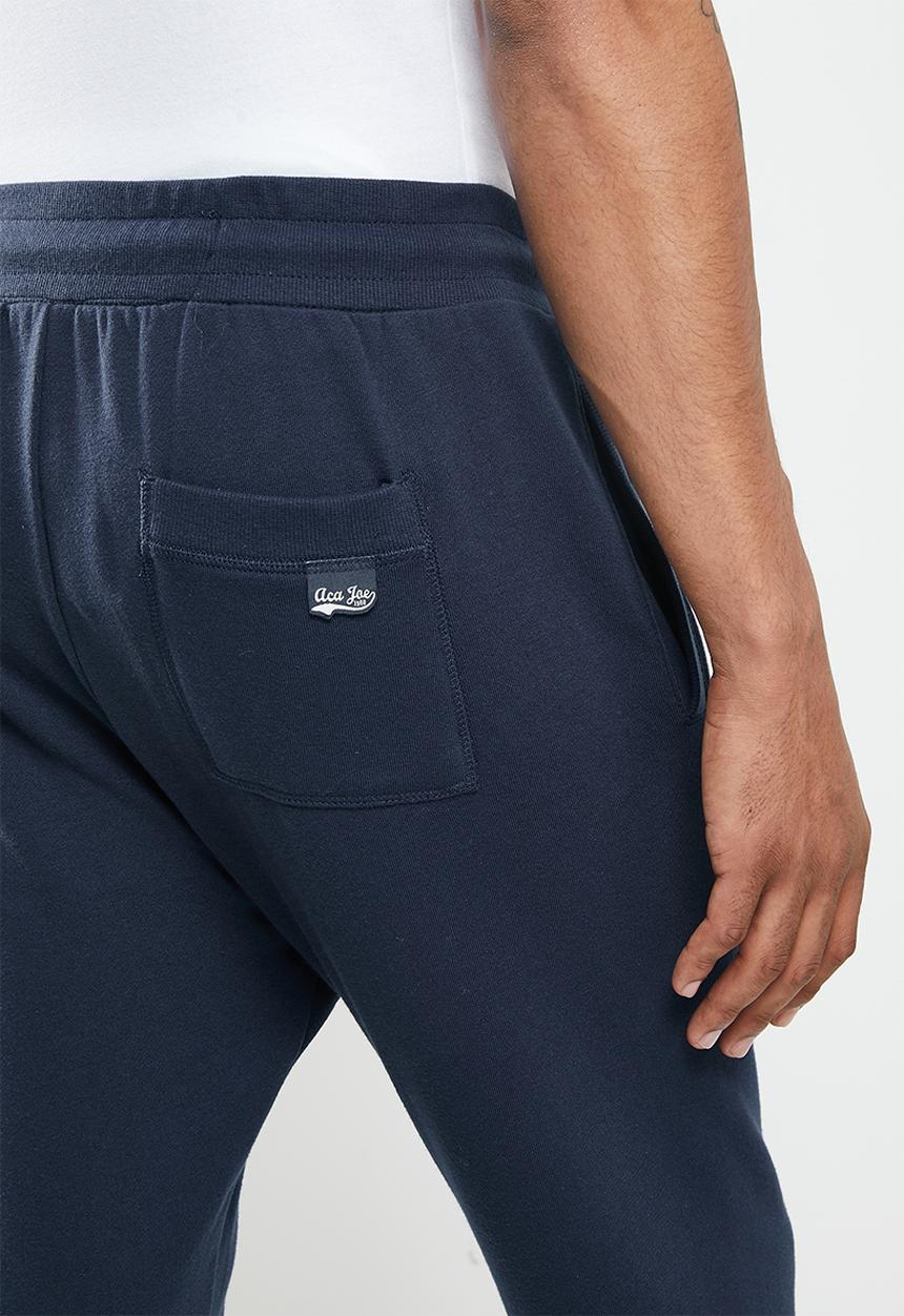 Aca Joe - Aca joe big logo 1 col jogger - navy
