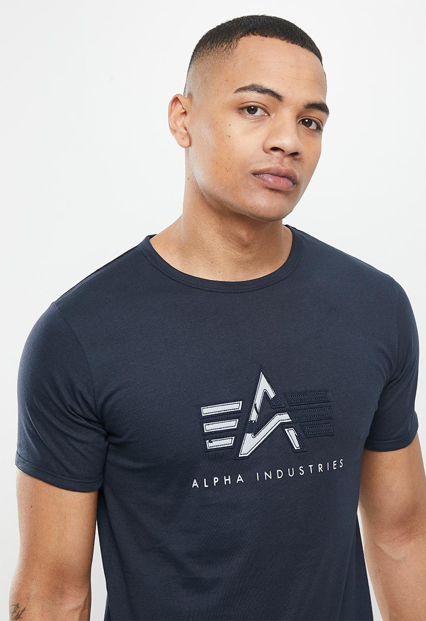 Alpha Industries - Flying "a' embroid-applique - navy