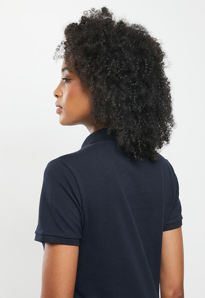 POLO - Kingsley short sleeve long line golfer dress - navy