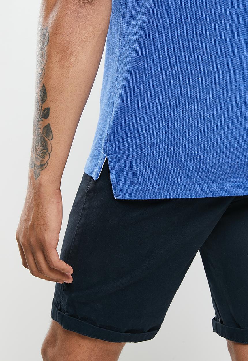 Superdry. - Classic pique polo - varsity blue