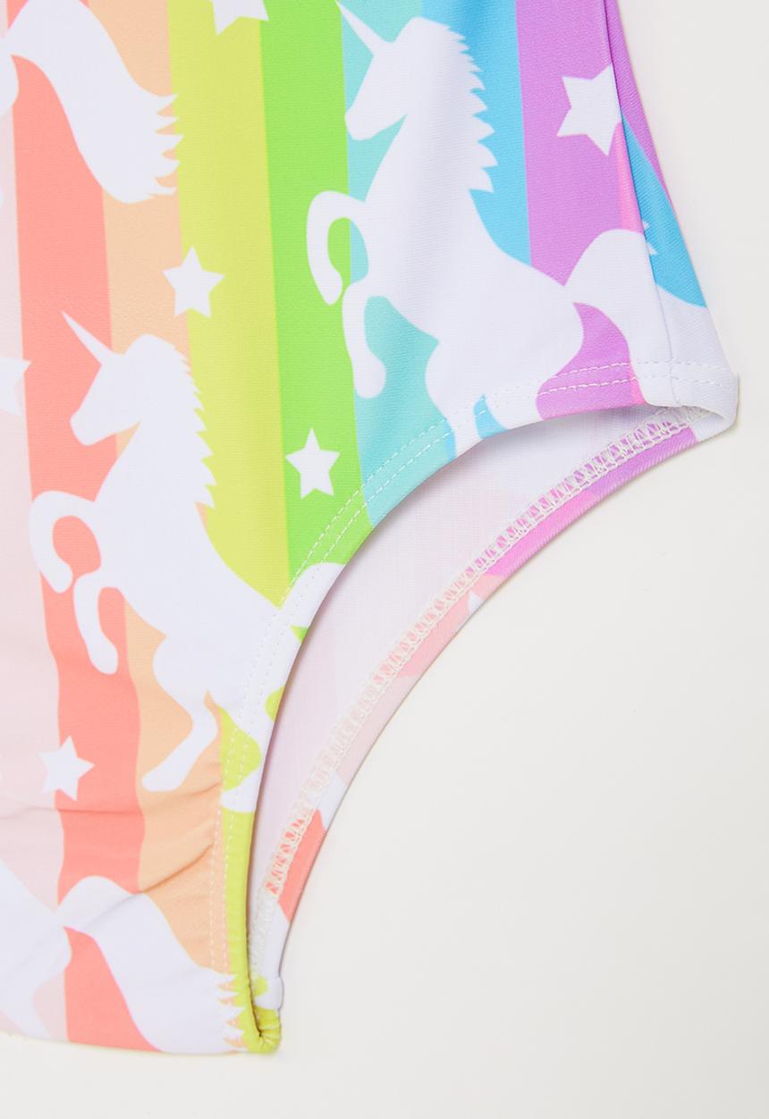 Rebel Republic - Girls unicorn swimsuit - multi