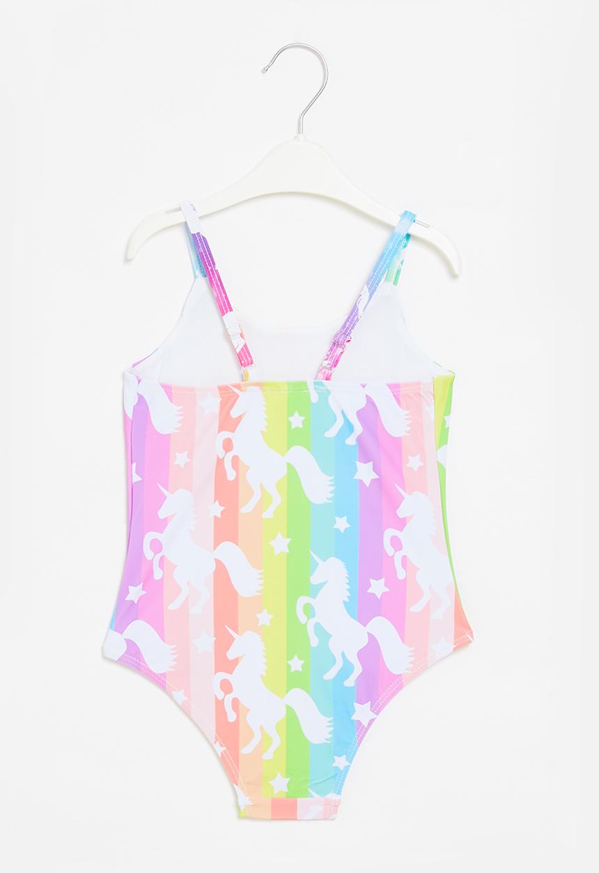Rebel Republic - Girls unicorn swimsuit - multi