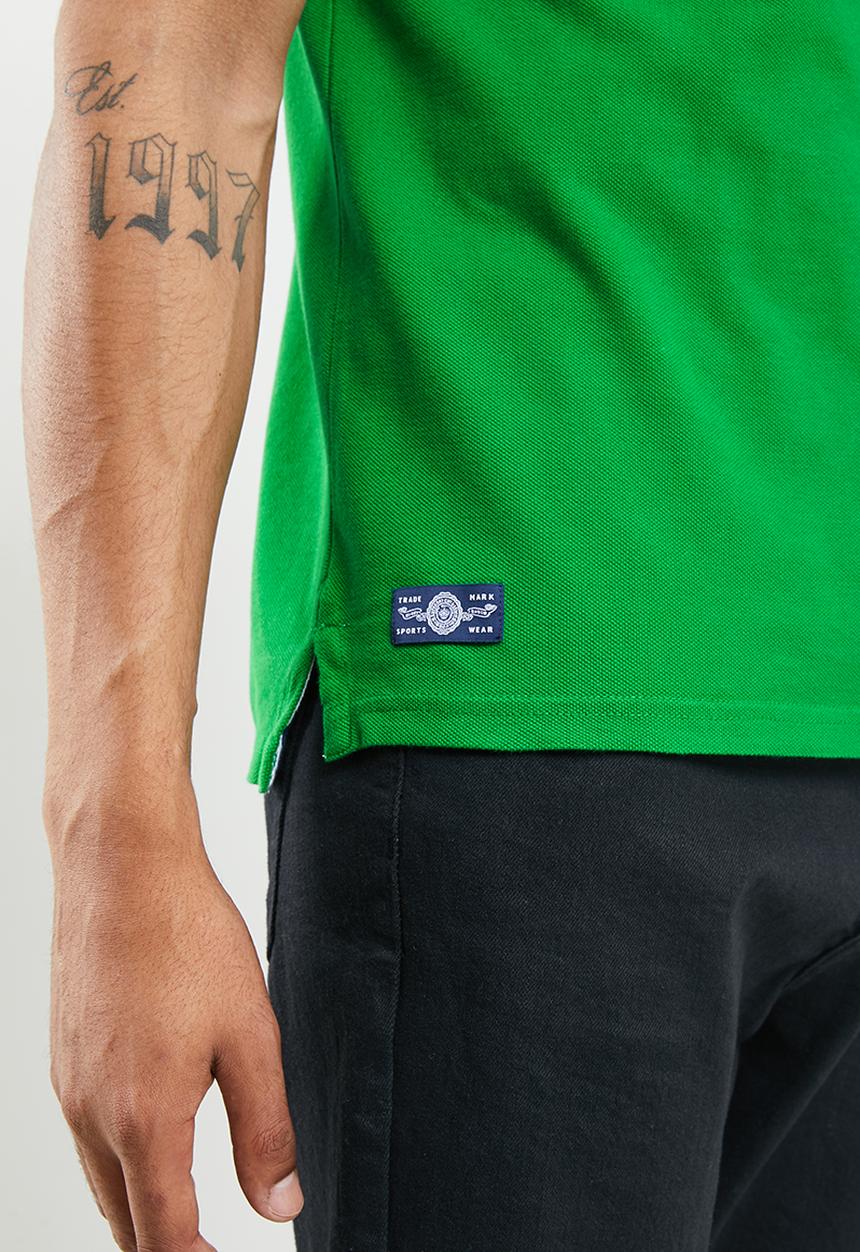 Superdry. - Vintage superstate polo - botanical green