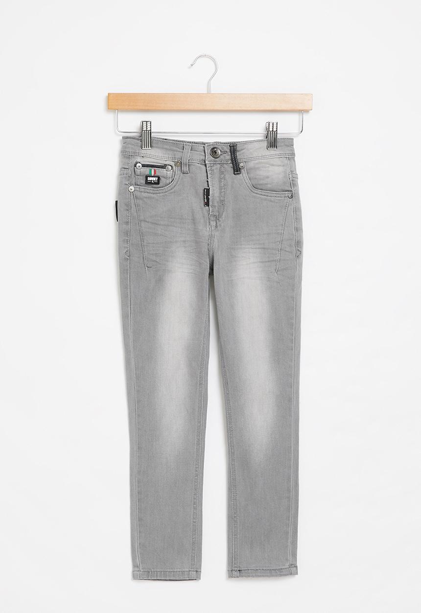 SOVIET - B hero boys skinny denim - grey