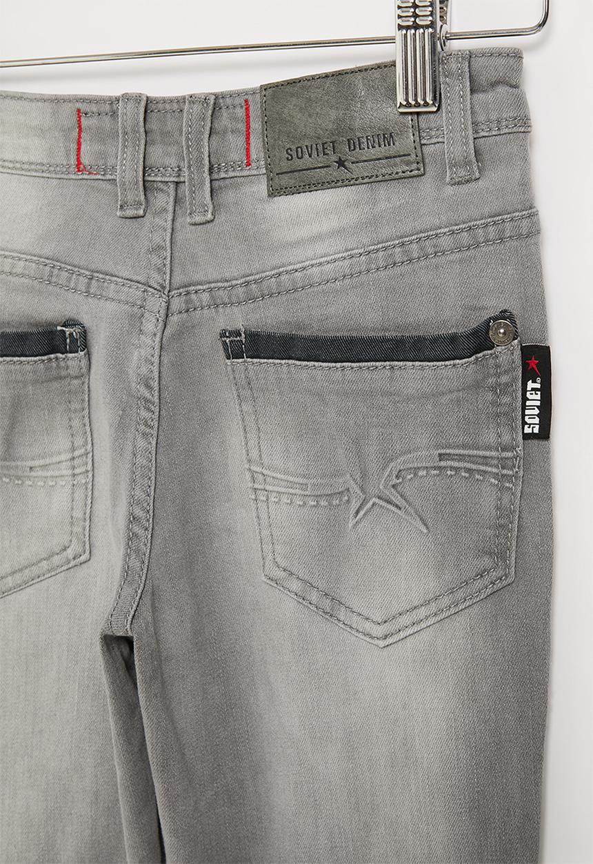 SOVIET - B hero boys skinny denim - grey