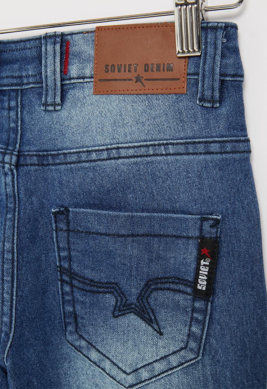 SOVIET - B champ boys skinny denim - blue