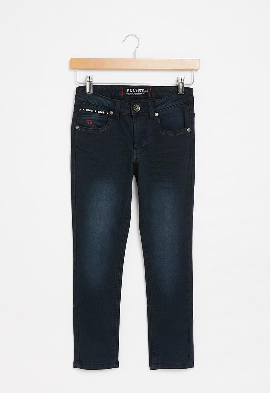 SOVIET - B champ boys skinny denim  - blue & black