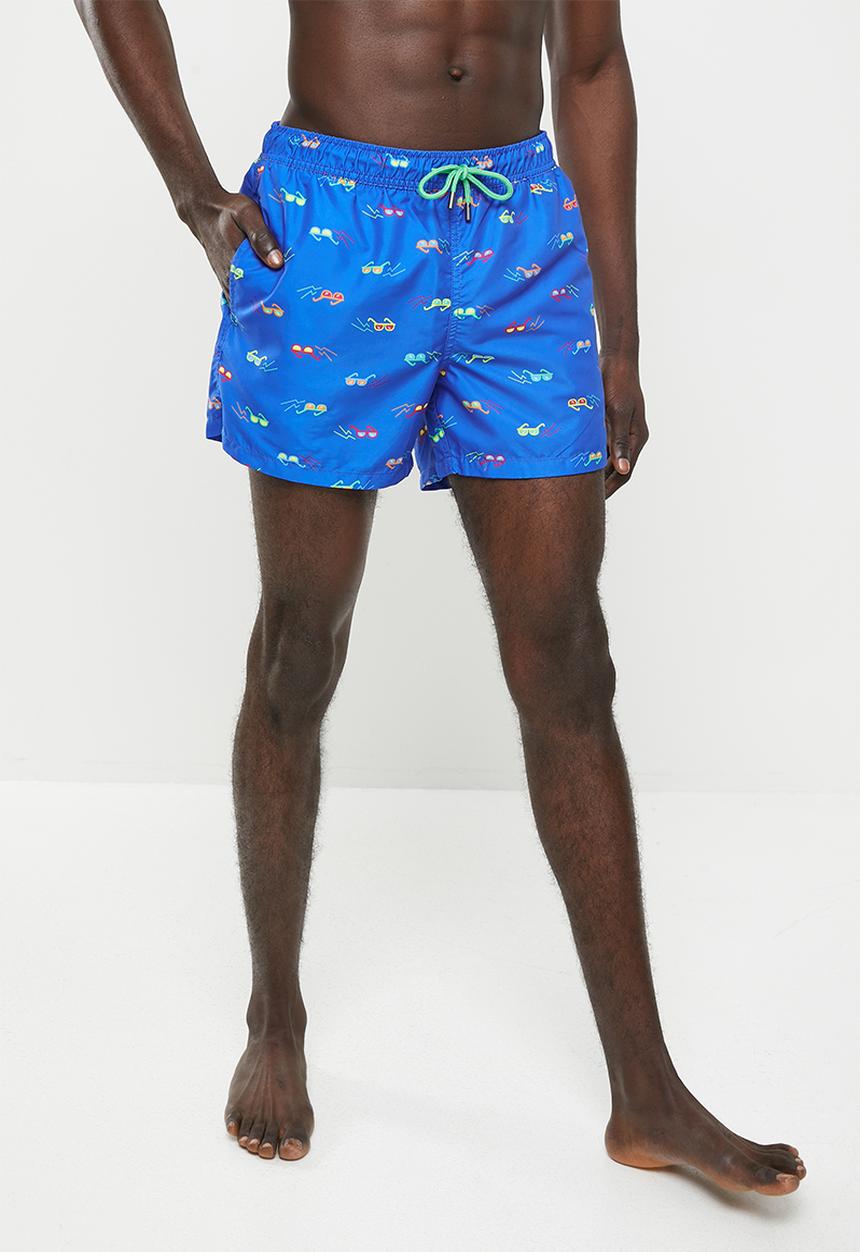 Happy Socks - Sunny days swim shorts - blue