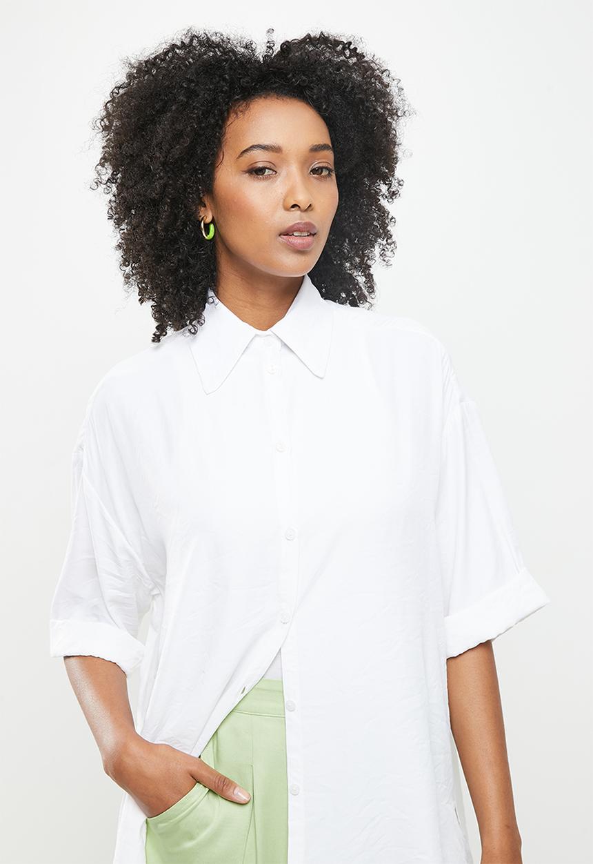 Me&B - Oversized shirt - white 