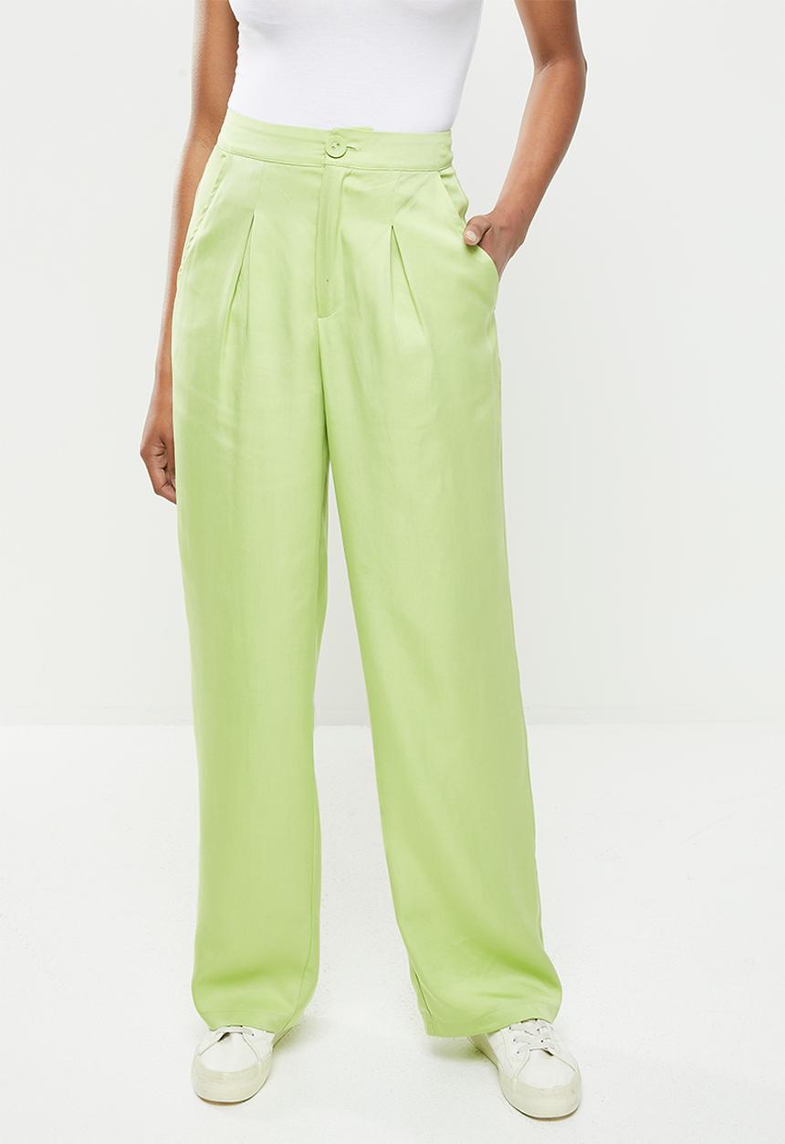 Me&B - Tailored straight leg pants - mint