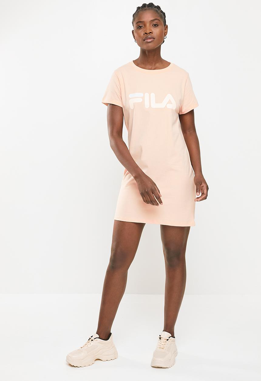 FILA - Deckle T-shirt dress - peach whip