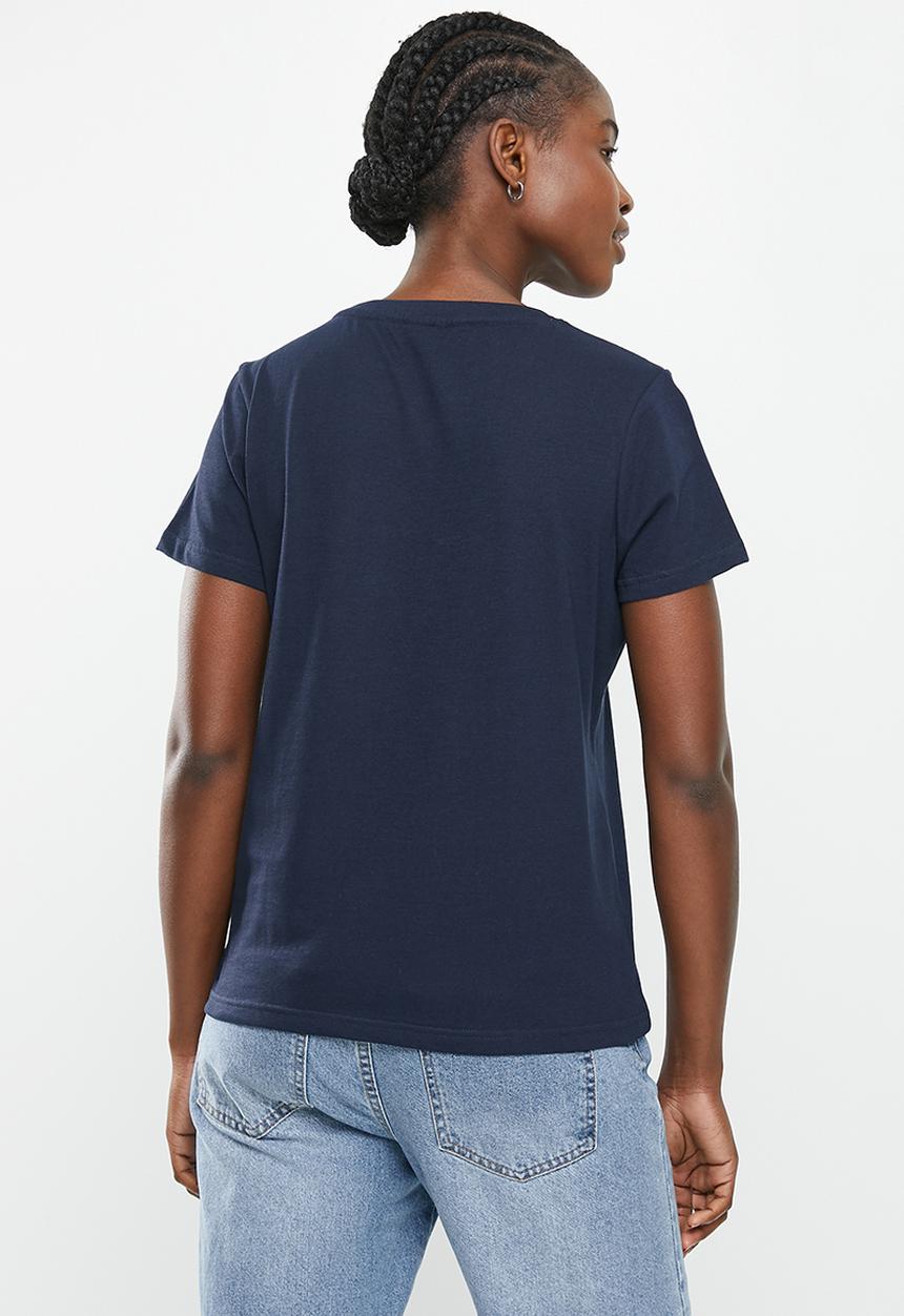 FILA - Deckle T-shirt - peacoat