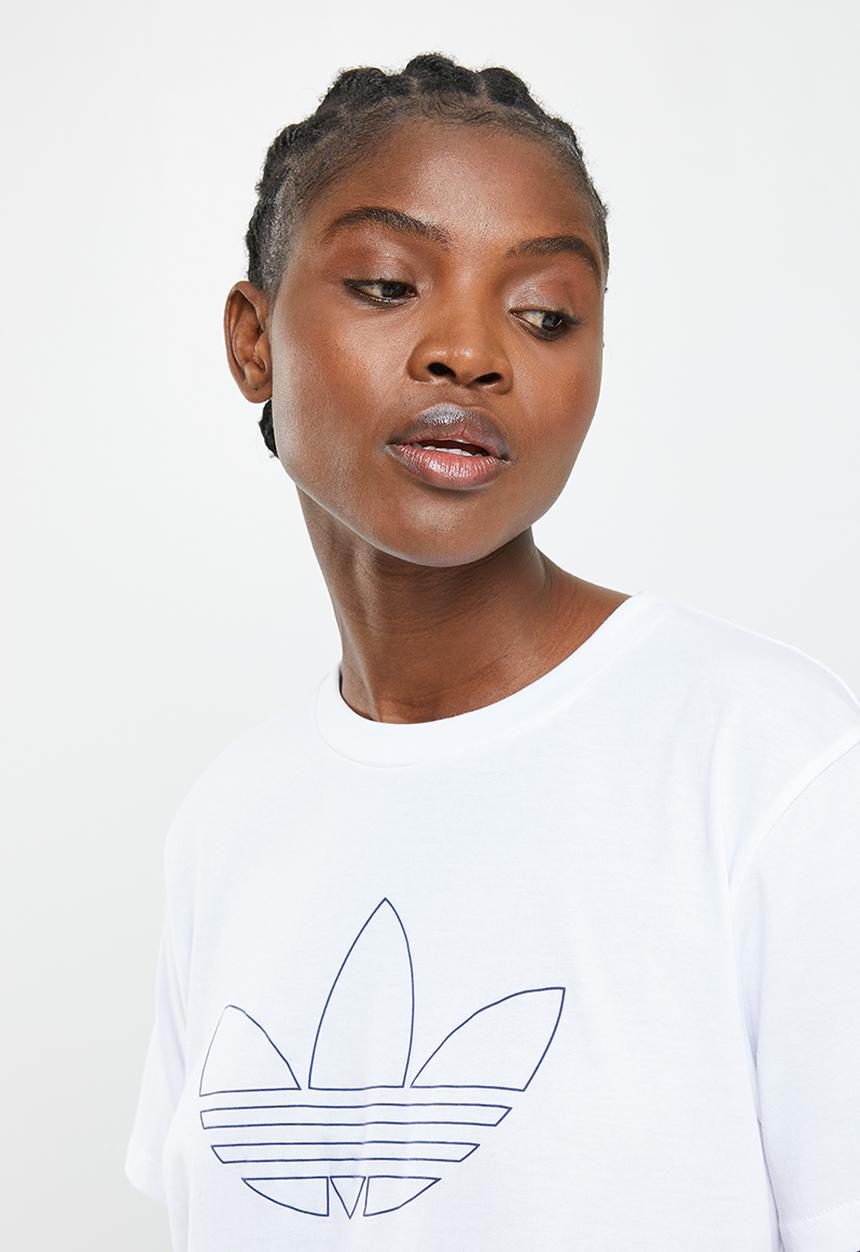 adidas Originals - L play crop w - white