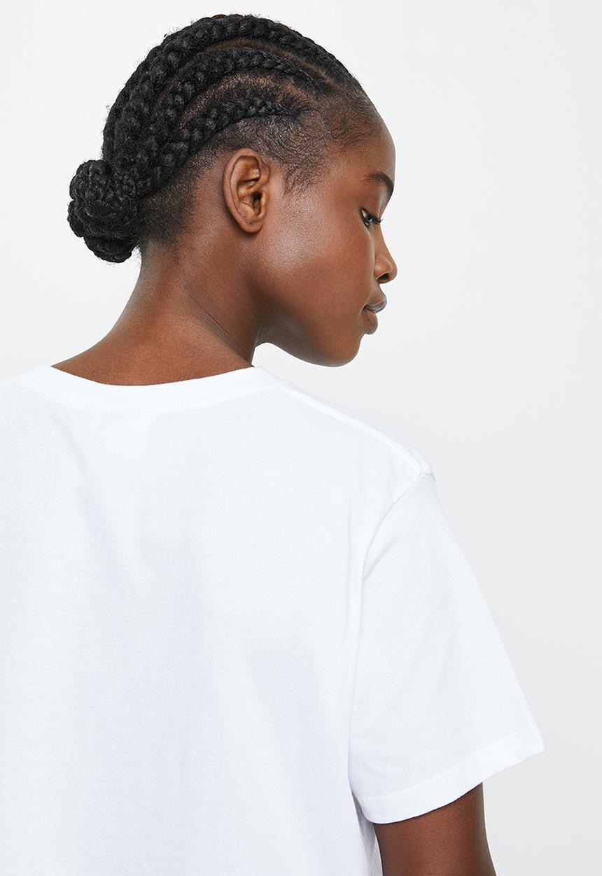 adidas Originals - L play crop w - white