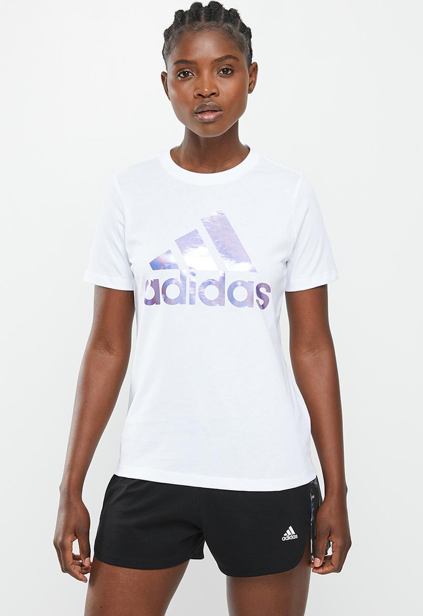 adidas Performance - W bl foil tee 1 - white