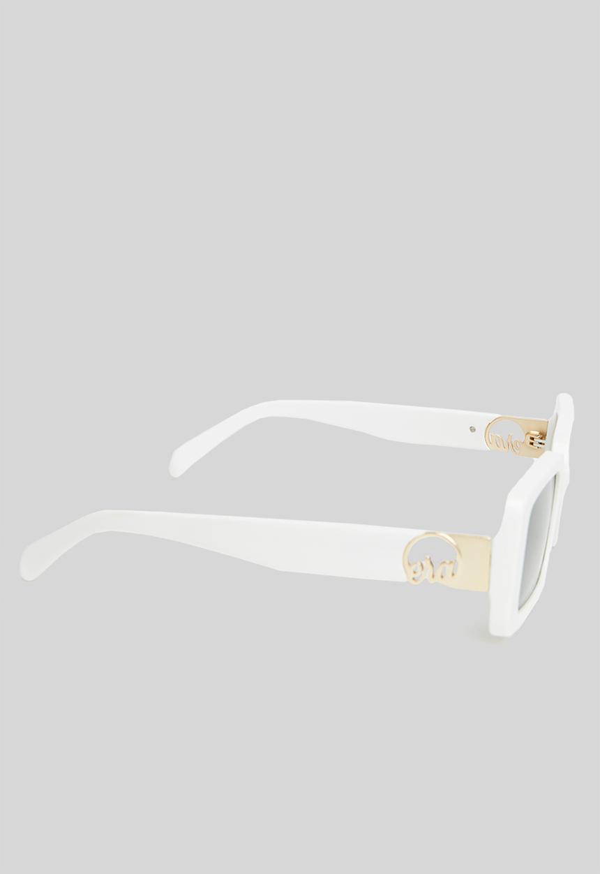 ERA by DJ Zinhle - White flame logo sunglasses - white