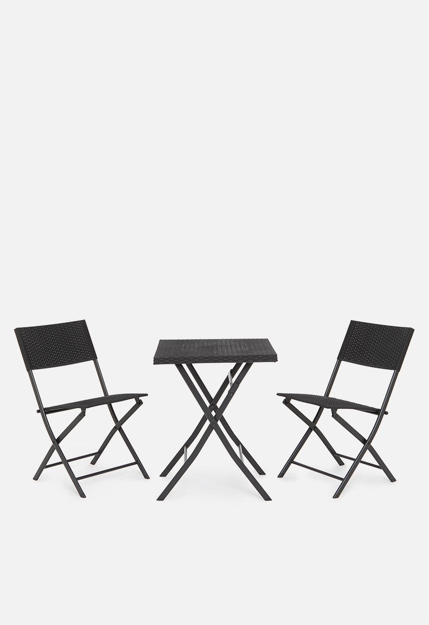 H&S - Lagarde outdoor furniture set - black