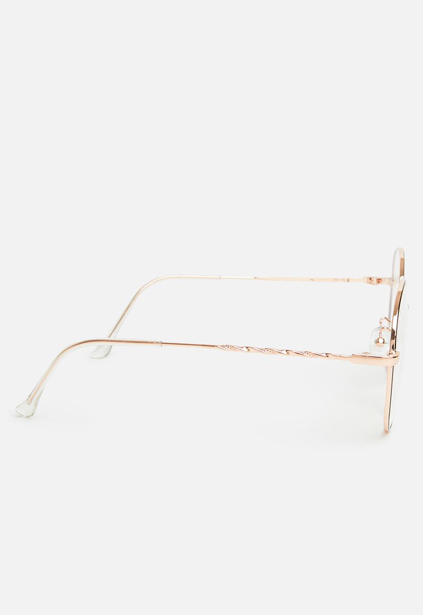 Superbalist - Lino clear lense glasses - brown