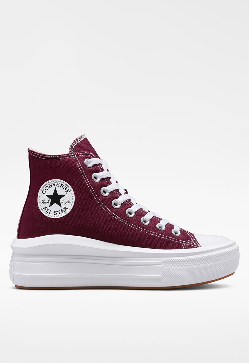 Converse - Chuck taylor all star move - dark beetroot/white/white
