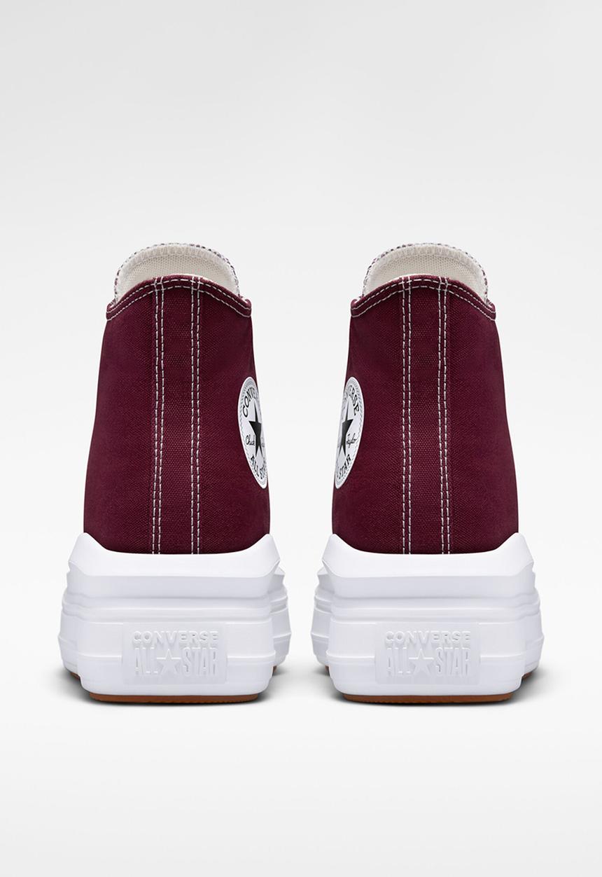 Converse - Chuck taylor all star move - dark beetroot/white/white