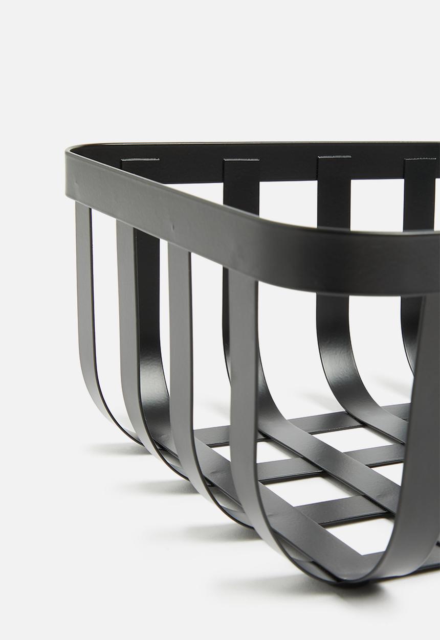 Storage Solutions - Grid fruit basket square - black