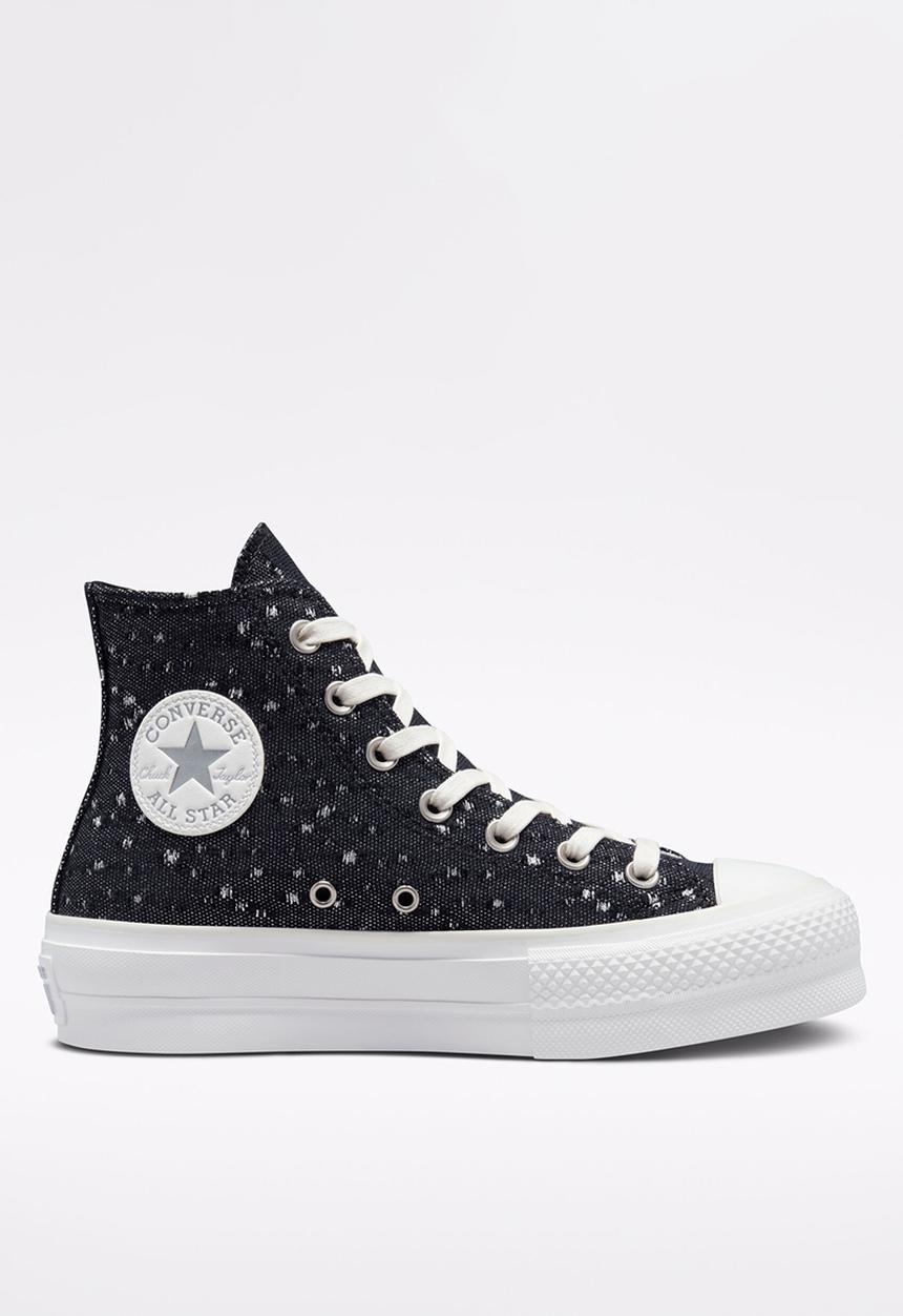 Converse - Chuck taylor all star lift - black/pure silver/vintage white