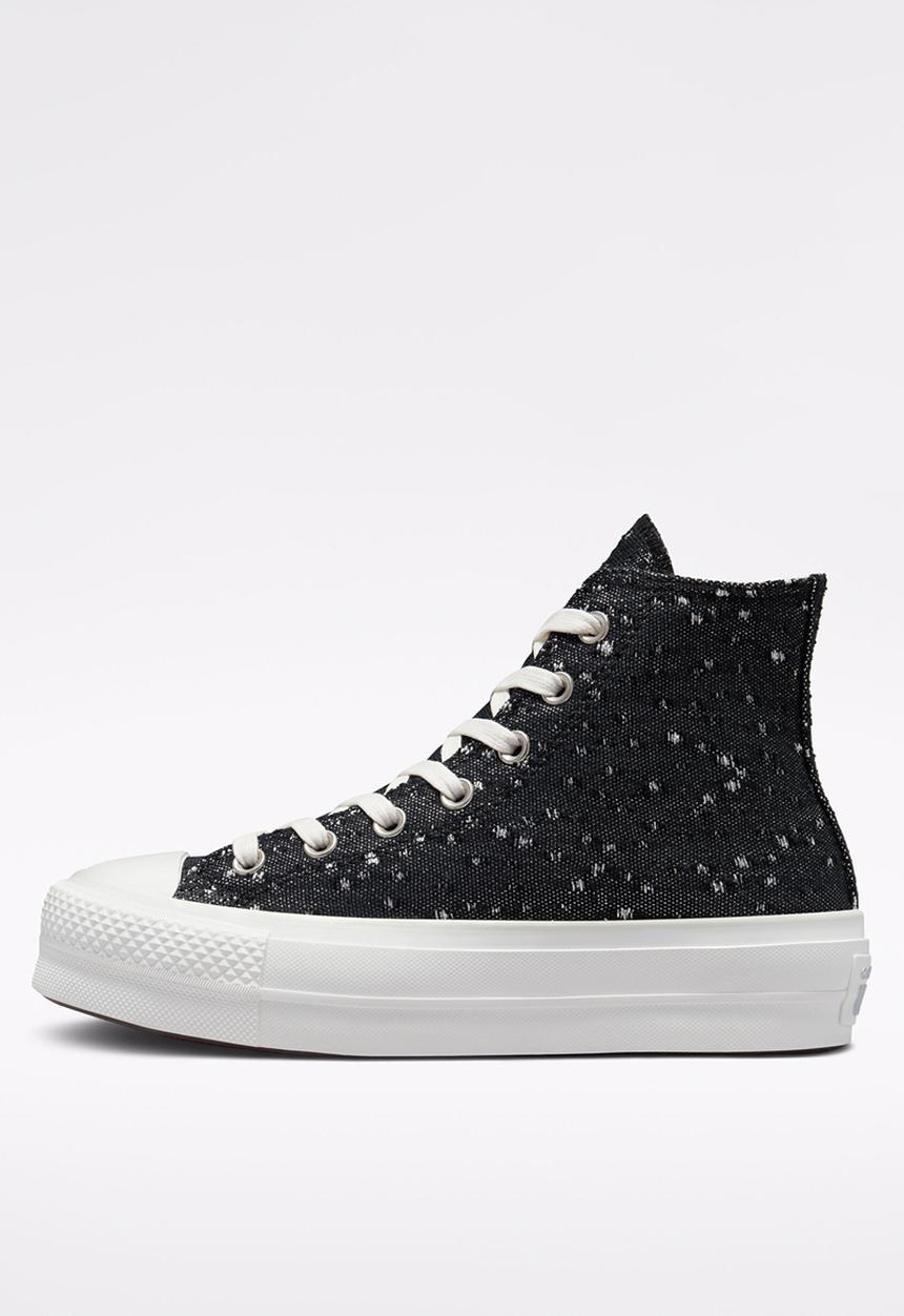 Converse - Chuck taylor all star lift - black/pure silver/vintage white