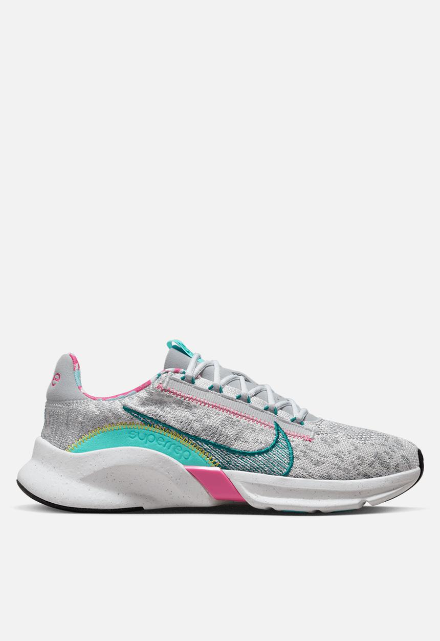 Nike - Nike superrep go 3 flyknit "next nature" - photon dust/bright spruce-wolf grey