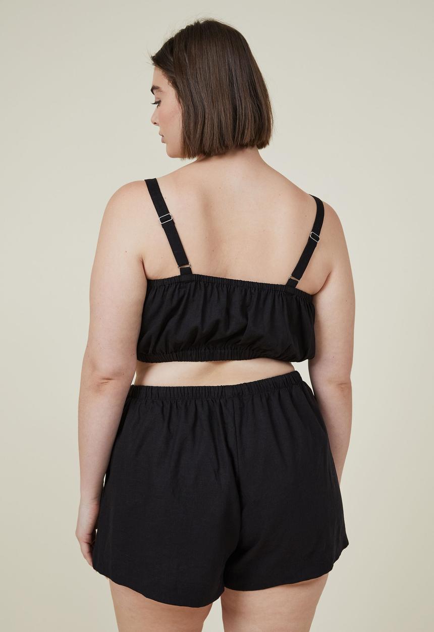 Cotton On - Curve haven short - black