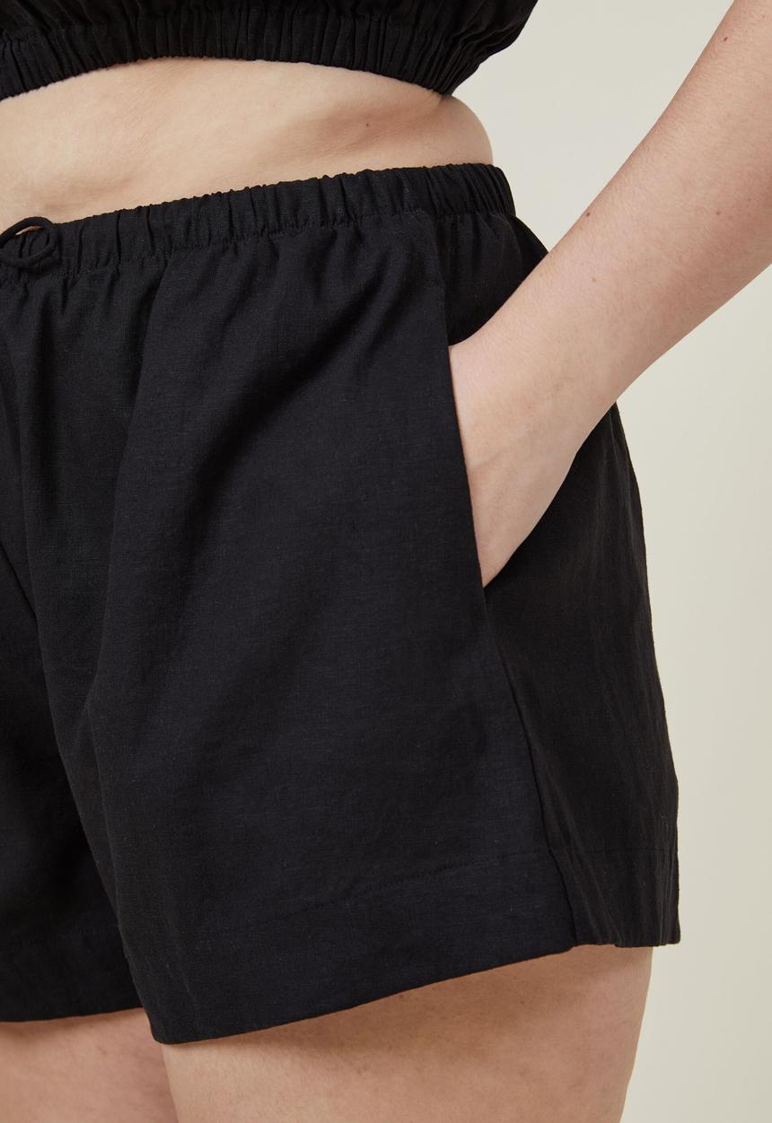 Cotton On - Curve haven short - black
