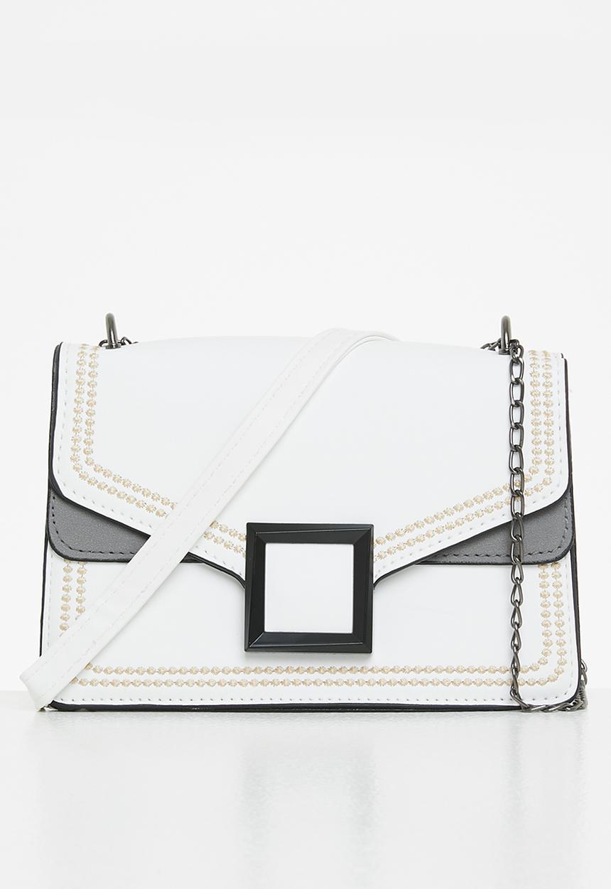 edit - Susie clutch bag - white