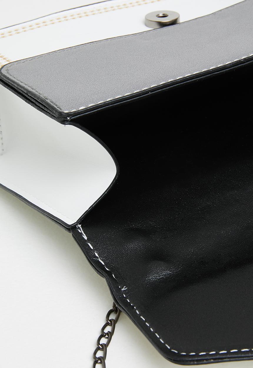edit - Susie clutch bag - white