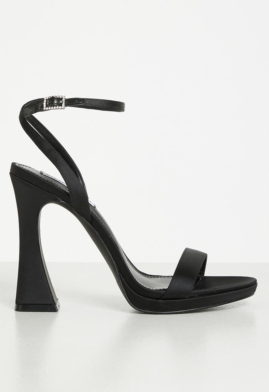Steve Madden - Nikita block heel - black satin