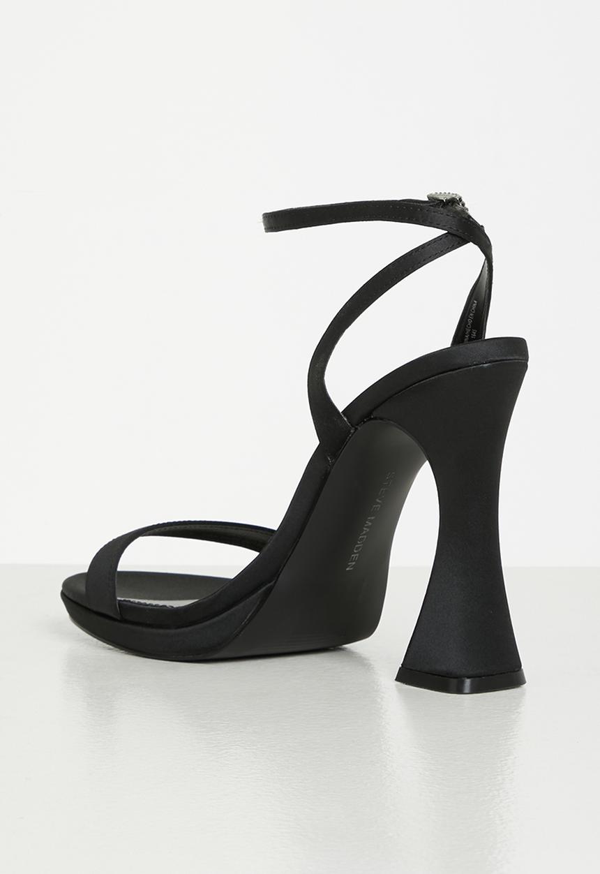 Steve Madden - Nikita block heel - black satin