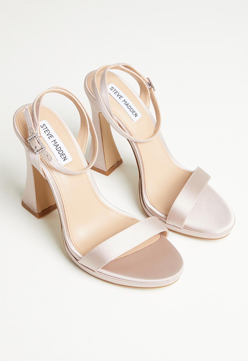 Steve Madden - Nikita block heel - blush satin